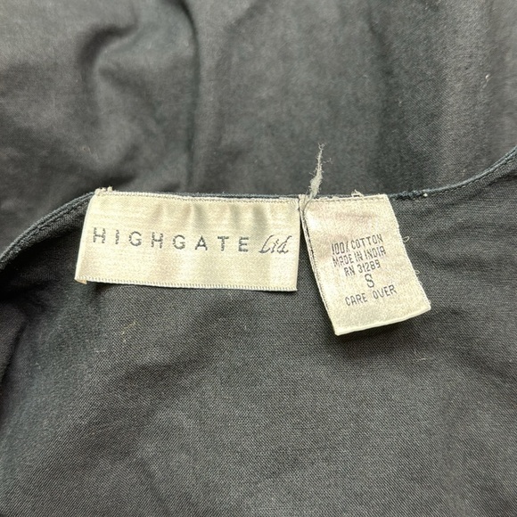 Vintage Highgate Ltd. Black Christmas Vest Size Small 90s - Picture 7 of 8